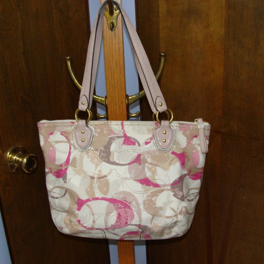 Coach Poppy Signature Bag Shoulder - Picture 2 of 4